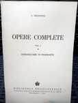 Vând "Opere complete, vol.1, Introducere in geografie", de S.Mehedinți
