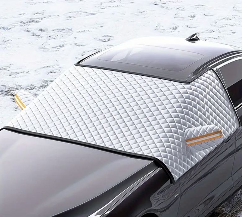 Parasolar Parbriz + geamuri laterale protectie soare/inghet/frunze