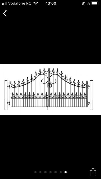 Pf balustrade porți fier forjat