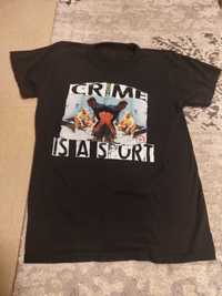 Тениска crime is a sport L prizrak