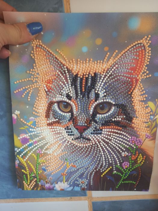 Goblen lucrat cu diamante