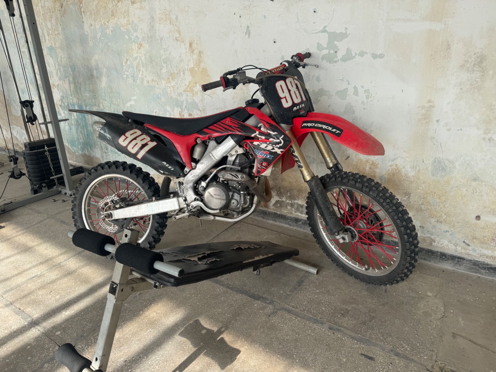 HONDA CRF450r 2012
