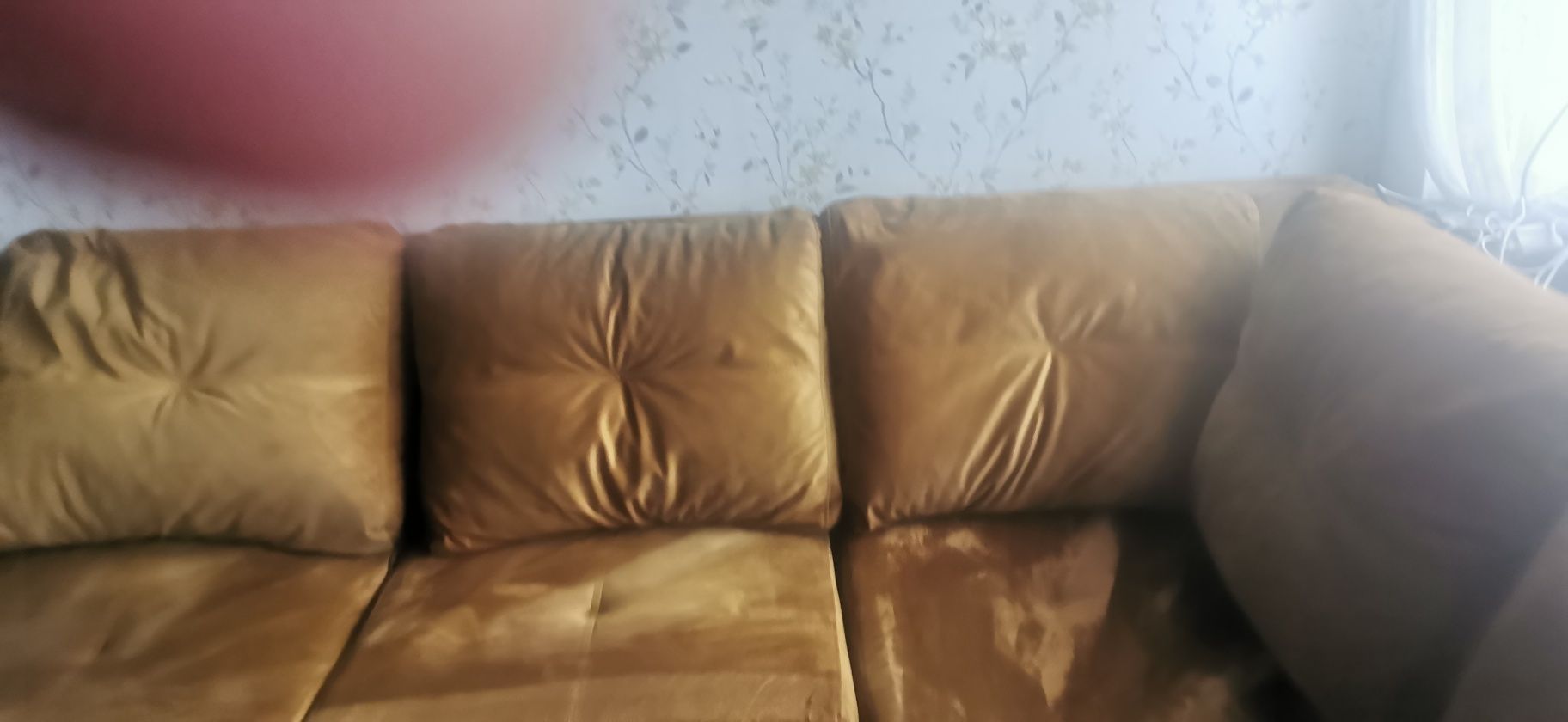Холов Ъглов диван от две части