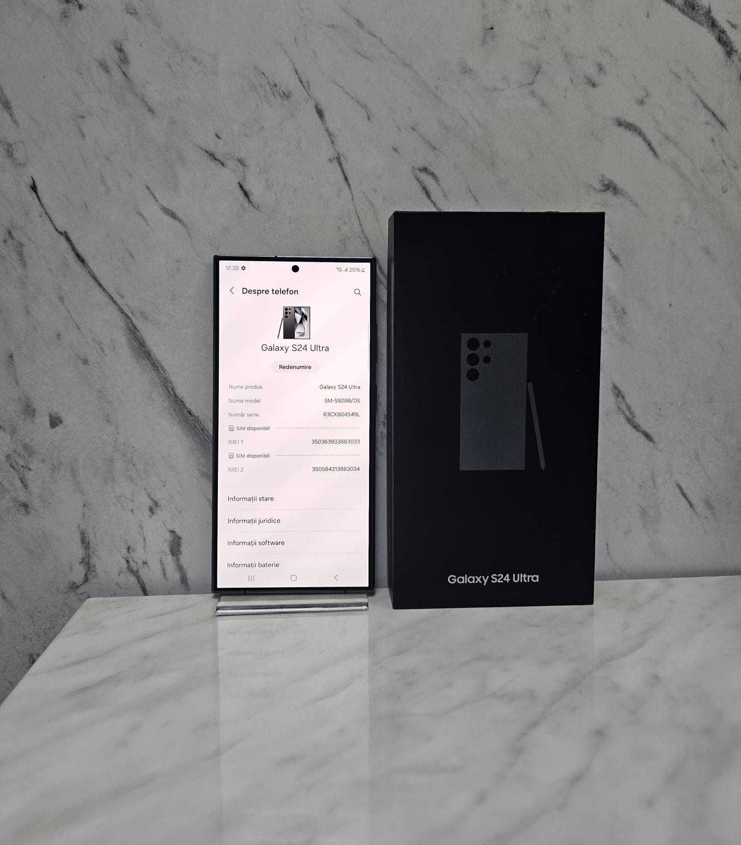 SAMSUNG S24 Ultra Black 256GB Zeus Amanet 61836