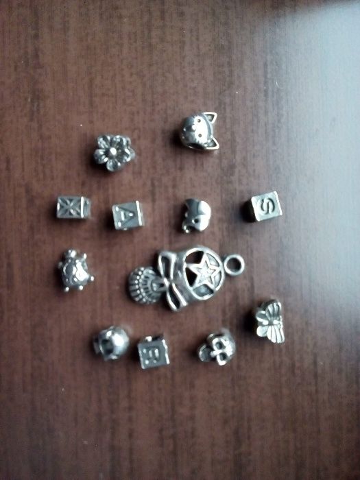lot bijuterii argint / zirconiu, Pandantiv figurine