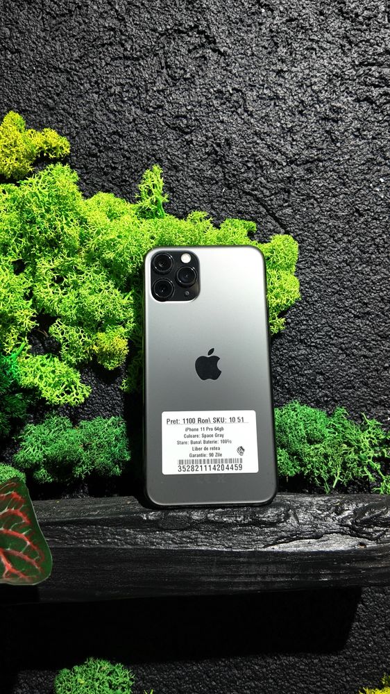 iPhone 11 Pro 64gb Space Gray Neverlocked Baterie 100%