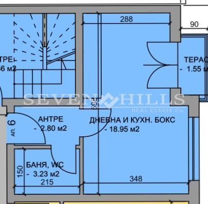 Продава се Едностаен апартамент в Пловдив, Каменица 1 - 41 кв.м за 1968 €/кв.м - Снимка #2