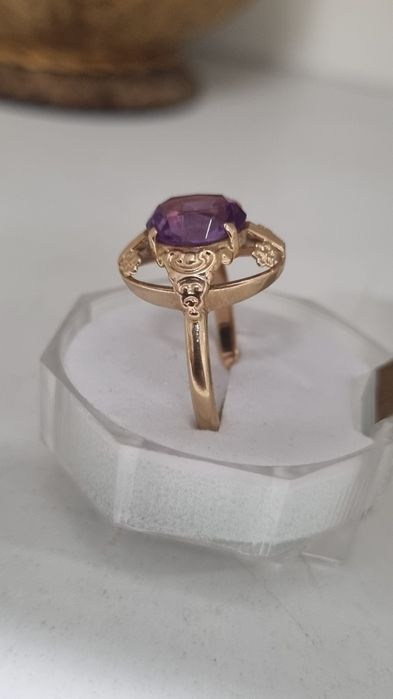 Vintage оригинален Съветски златен пръстен СССР