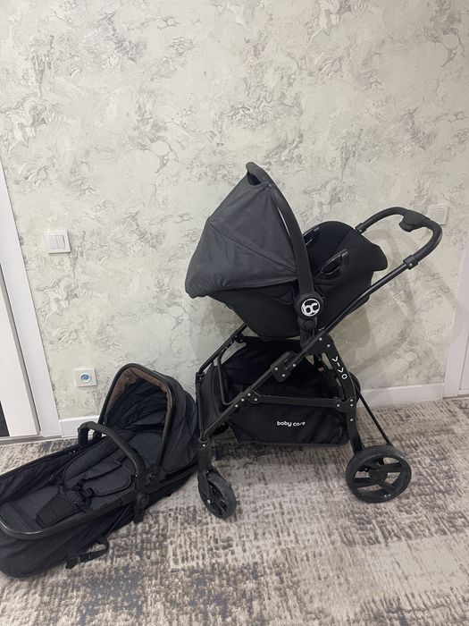 Детская Коляска 3 в 1 BABY CARE (ТУРЦИЯ)