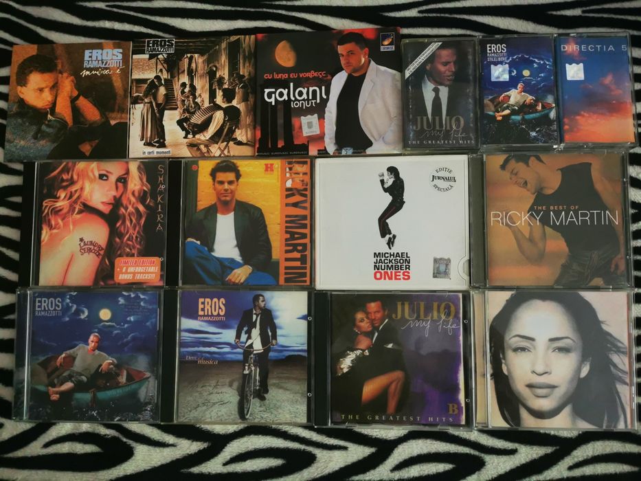 Cd muzică Julio Iglesias Sade Eros Ramazzotti Shakira