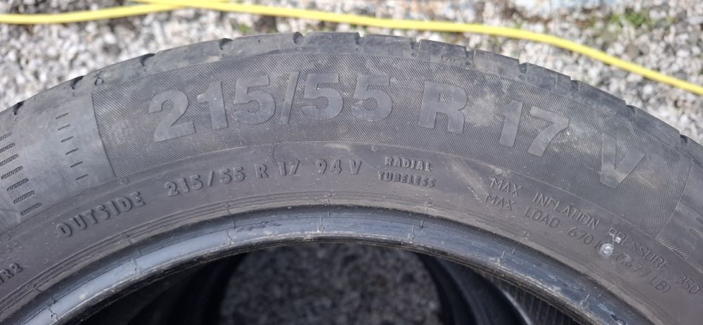 Set 4 anvelope vara Continental 215/55/R17V dot 2019