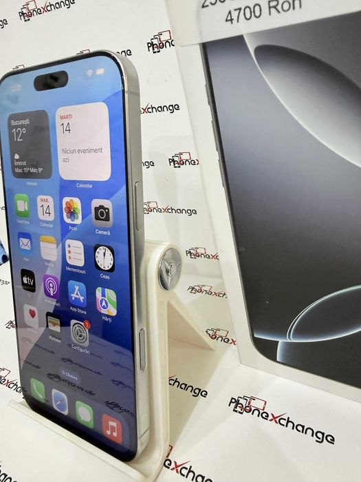 iPhone 16 Pro Max Whie Neverlocked 256GB Impecabil