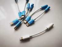 Cablu adaptor NOU iPhone lightning - JACK 3.5mm mufa incarcare muzica