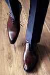 Pantofi de lux 46 wholecut lucrati manual Segarra NOI piele naturala