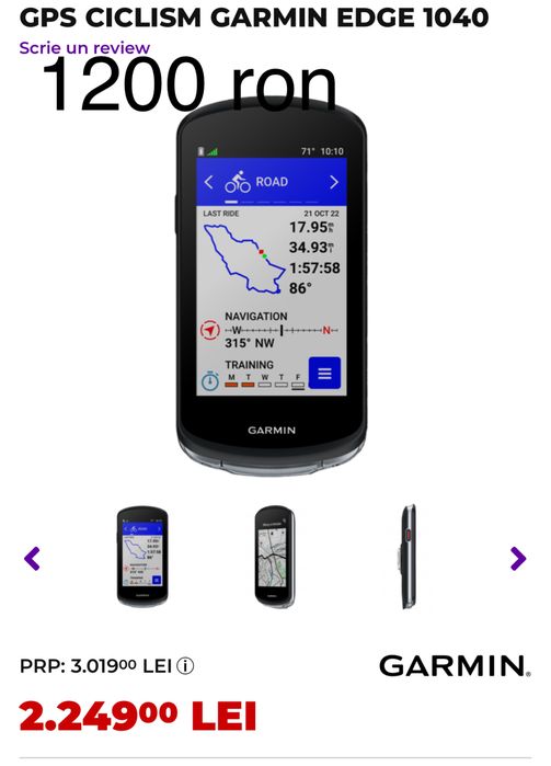 Gps ciclism, camera ciclism, diferite prinderi
