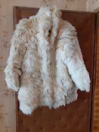 Палто от полярна лисица