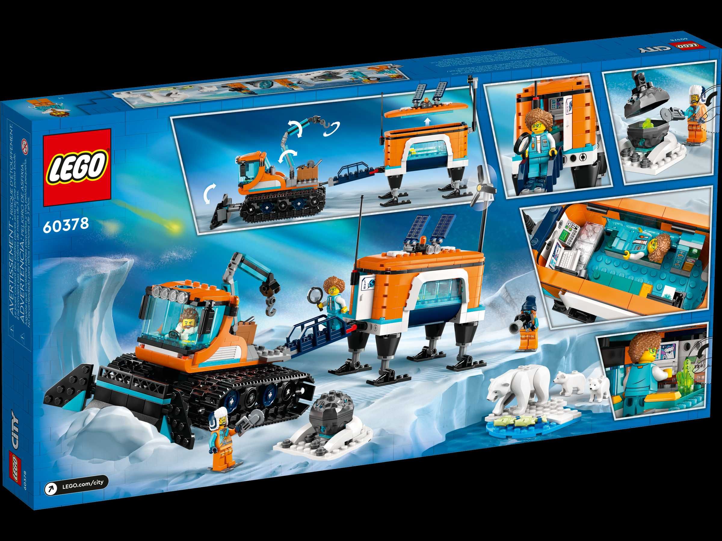 LEGO Сити - Арктическа мобилна лаборатория - (489 части)