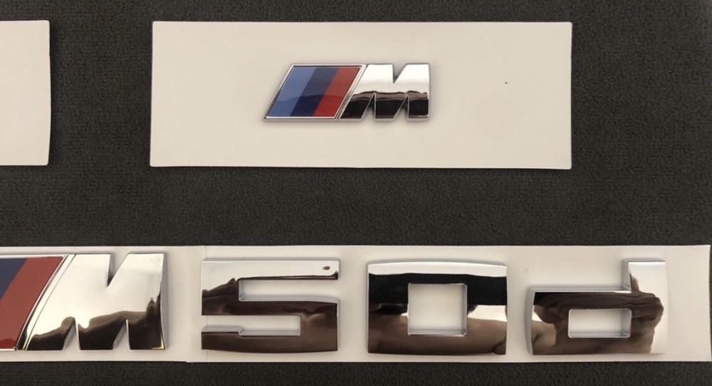 Embleme BMW Stema Cifre crom Aripa Xdrive X5M50D F70 X5 F15 G05