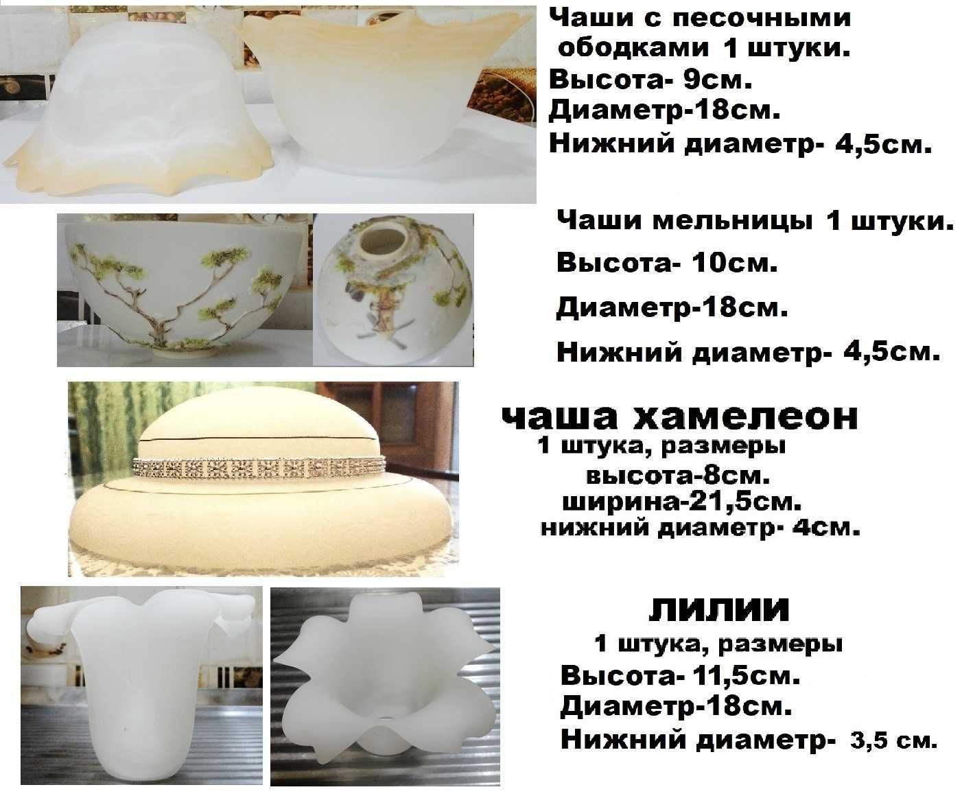 Плафоны для бра и люстр. Абажур для торшера.