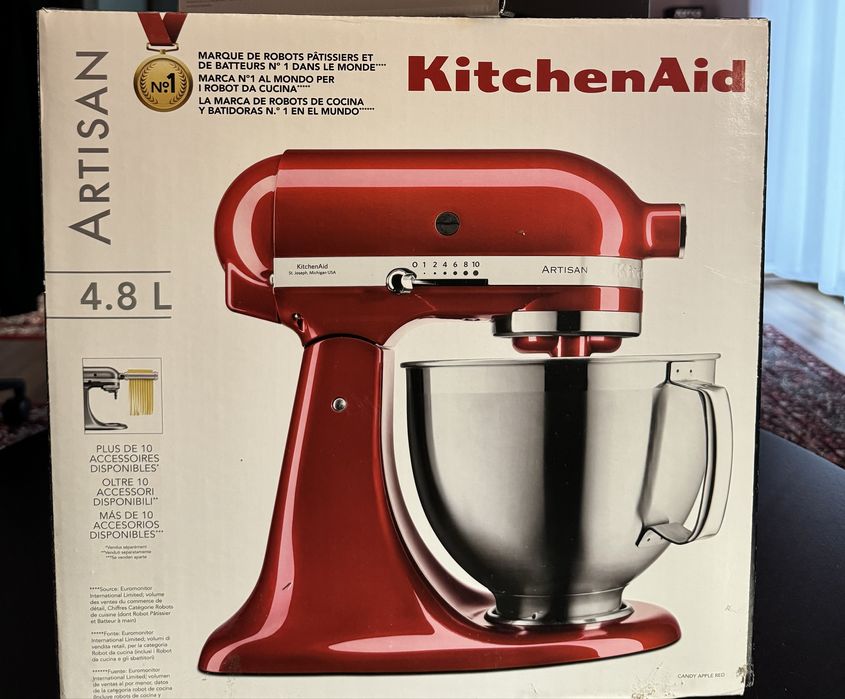Mixer KitchenAid Artisan 4,8L – Model 185 Candy Apple
