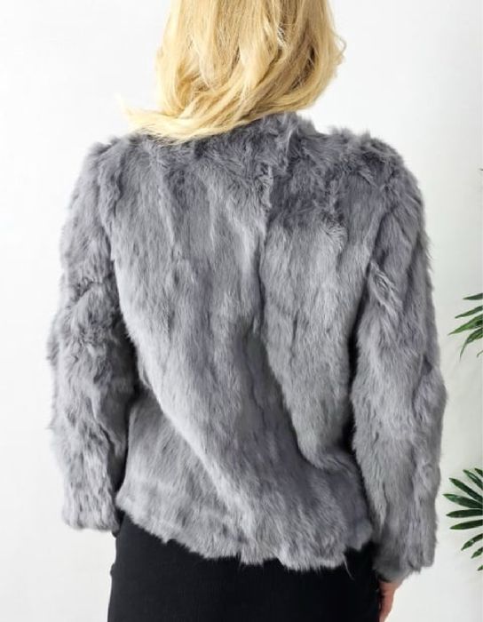 Haină de blană naturala iepure