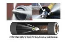 Гидродинамическая чистка труб канализации любой сложности