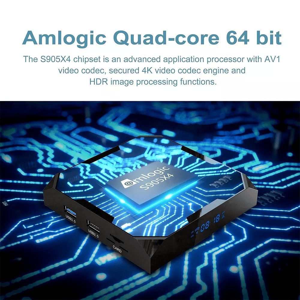 TV box X96 max plus ultra Android 11 S905X4  AV1