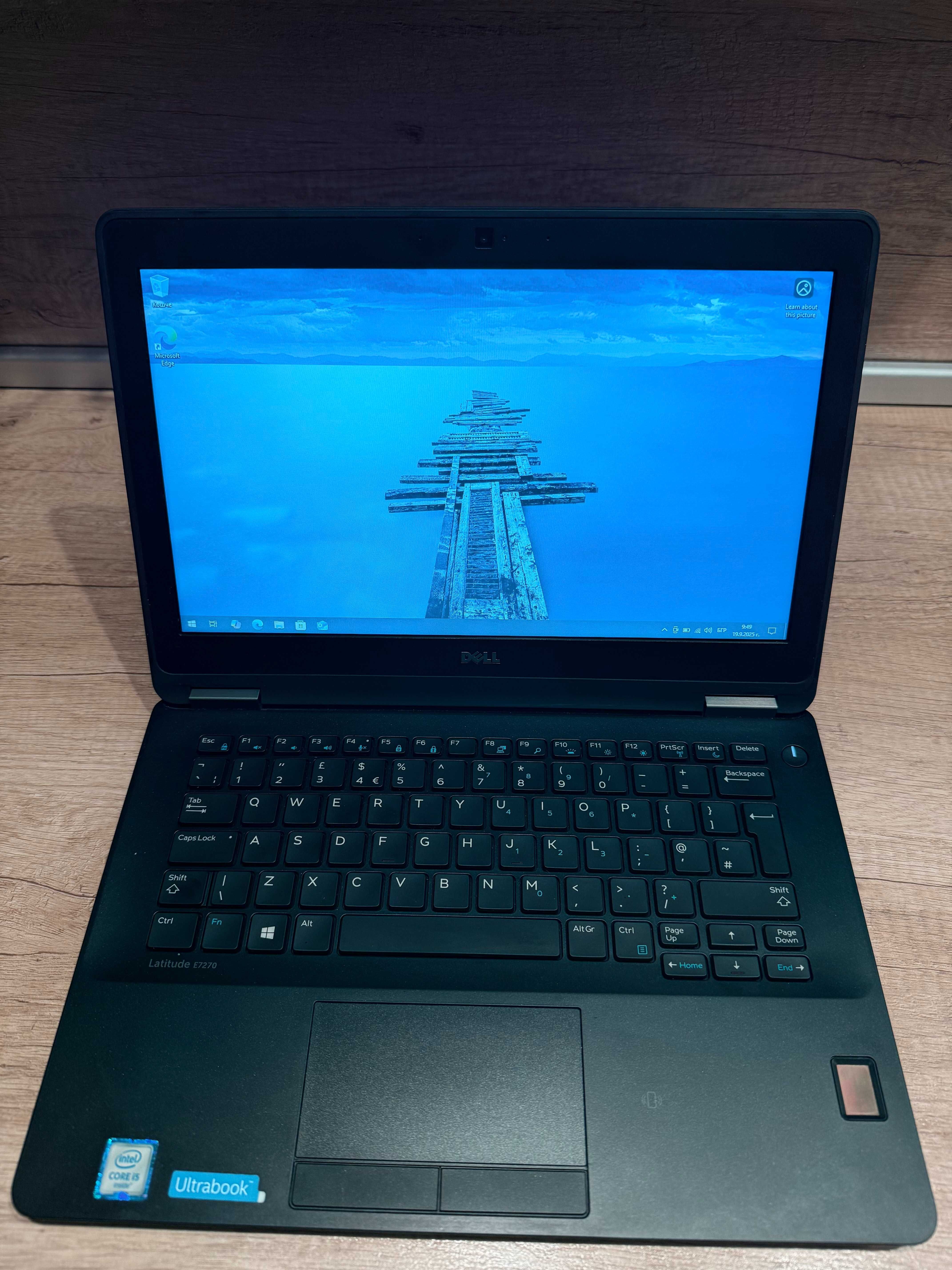 Dell Latitude E7270, SSD, Windows 10 - готов за употреба