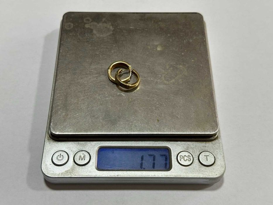 Златни обеци 14к, 1,77гр