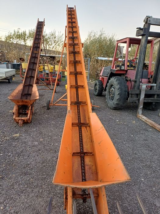 Banda transportoare porumb lungime 8 m  motor 220 v