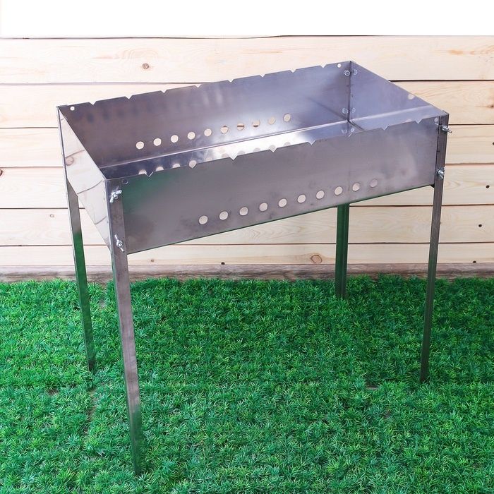 Мангал складной, нержавеющая сталь 1,5мм