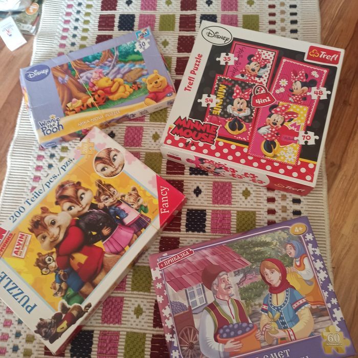 Лот пъзели за различна възраст