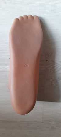 Labă din silicon picior drept unisex