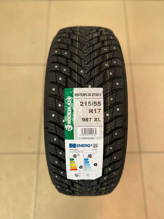 215/55 R17 ROCKBLADE winterplus stud II шипованные