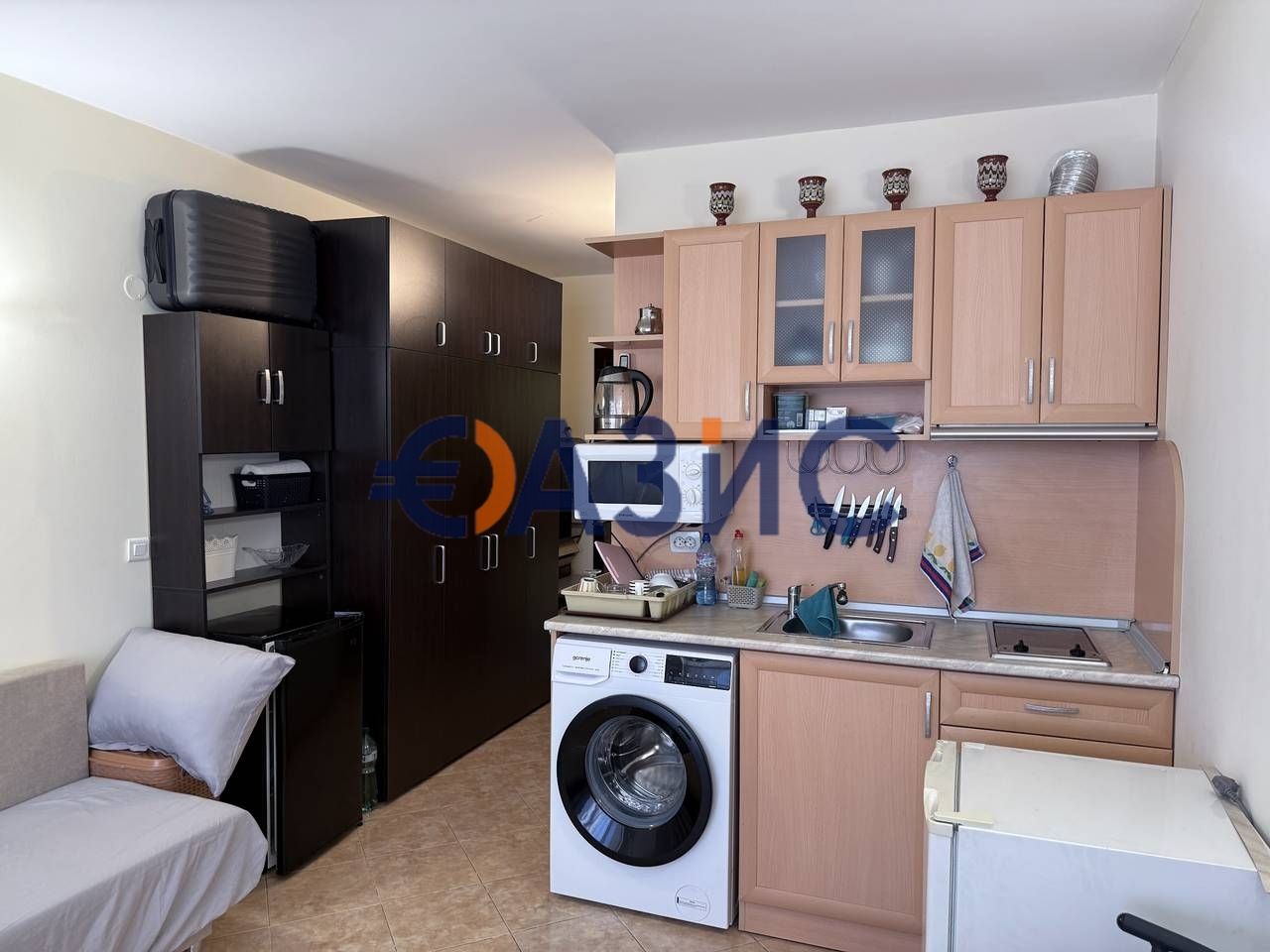 Студио в комплекс Sunset Beach 2, 43 кв.м., Слънчев бряг, България, 55