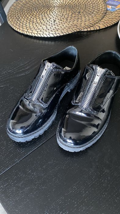 Pantofi negri Zara pentru fata, Nr. 34
