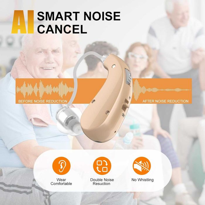 Помощно средство за хора със загуба на слуха "Hearing Aids", 4 нова...