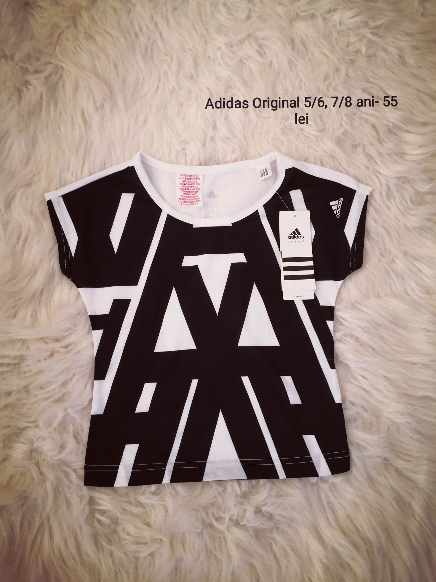 Tricou Adidas Original 5/6, 7/8 ani
