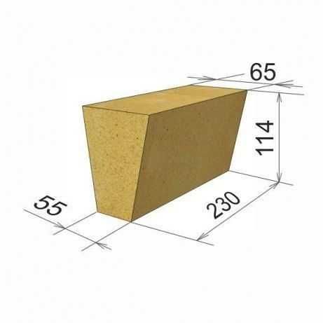 Кирпич шамотный огнеупорный КО 3, ШБ 5, 44-45, 94 со склада в Астане