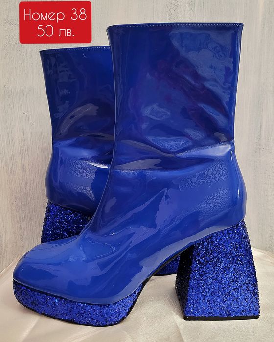 Дамски боти и обувки на ток номер 38