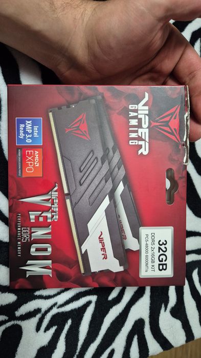 Ram DDR5, Patriot Viper, CL30 6000Mhz