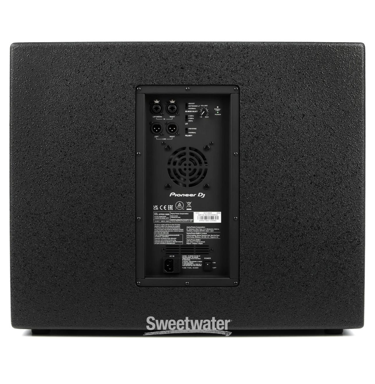 Pioneer DJ XPRS1182S 18-inch Active Subwoofer - Black