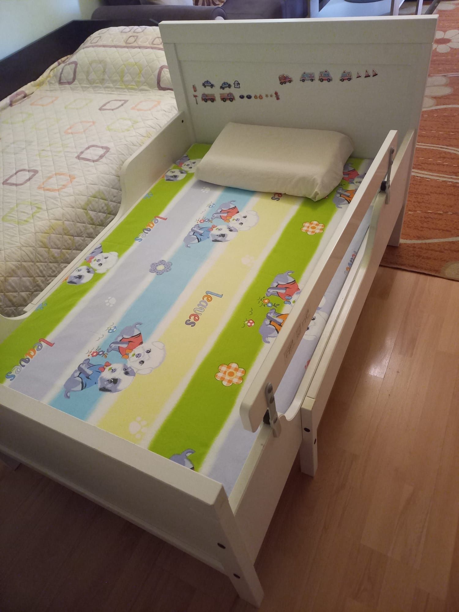 Разтегателно легло Sundvik Ikea 80/200 бяло