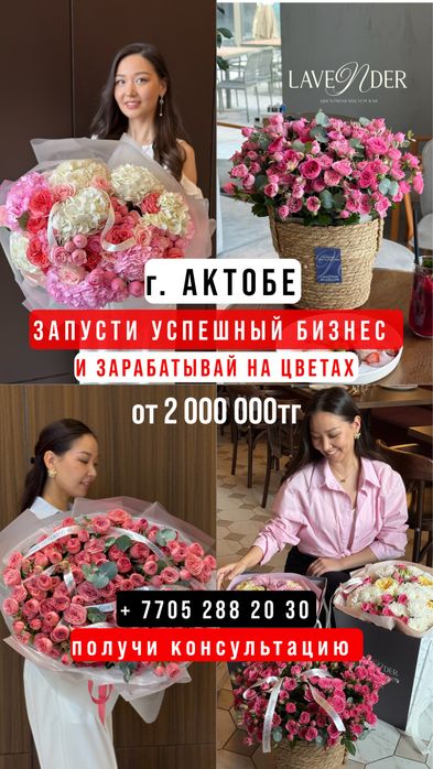 Франшиза прибыльный цветочный бизнес