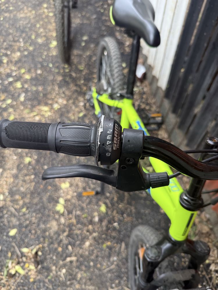 Bicicletă MTB Rockrider ST500 20" Galben fluo