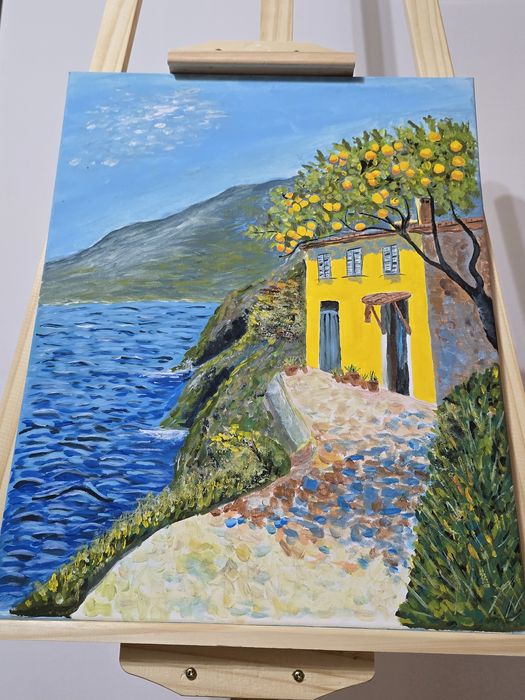 Tablou în acrilice-Peisaj