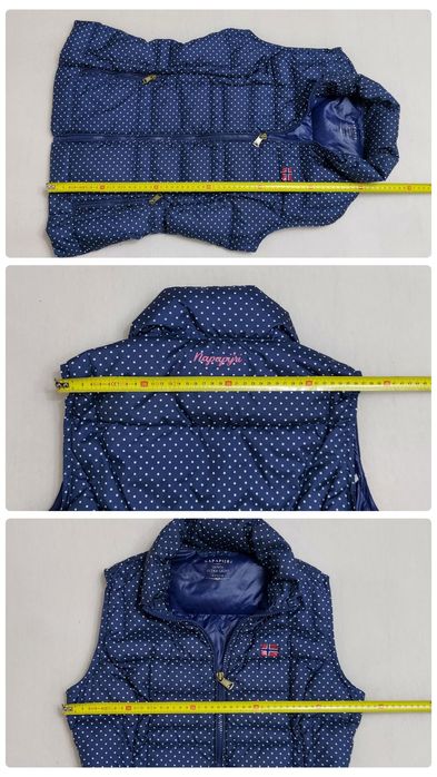 Vestă Napapijri Geographic Ultralight puf de rață, mărime M, albastră