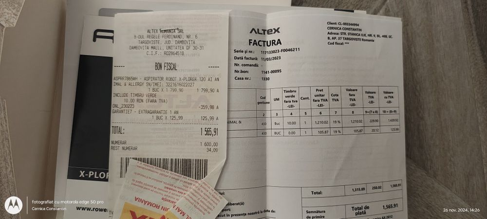 Rowenta x-plorer seria 120 ai