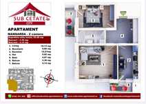 Apartament 2 camere Subcetate Sanpetru
