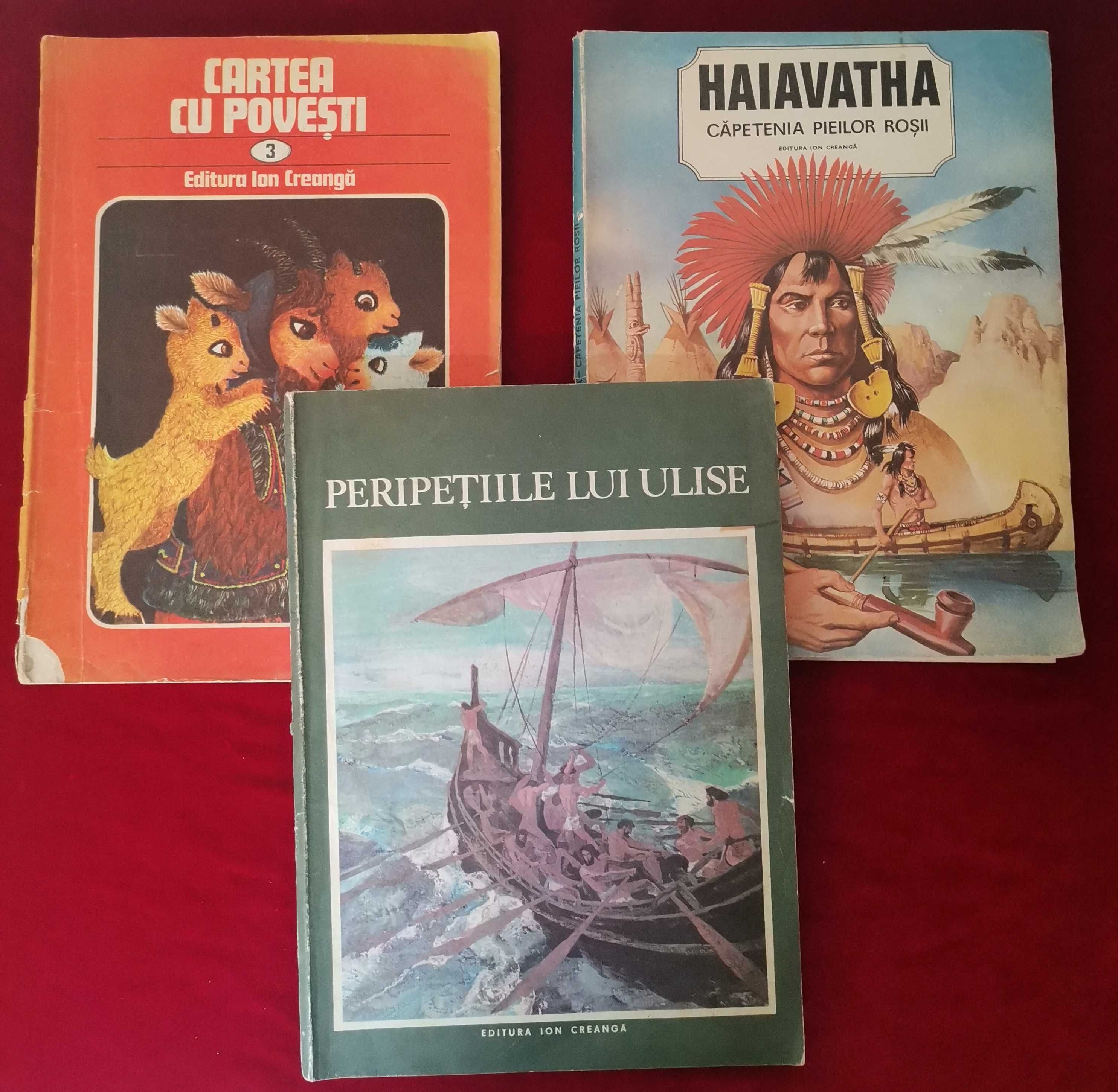 Lot 3 carti Povesti si Povestiri bogat ilustrate anii 80